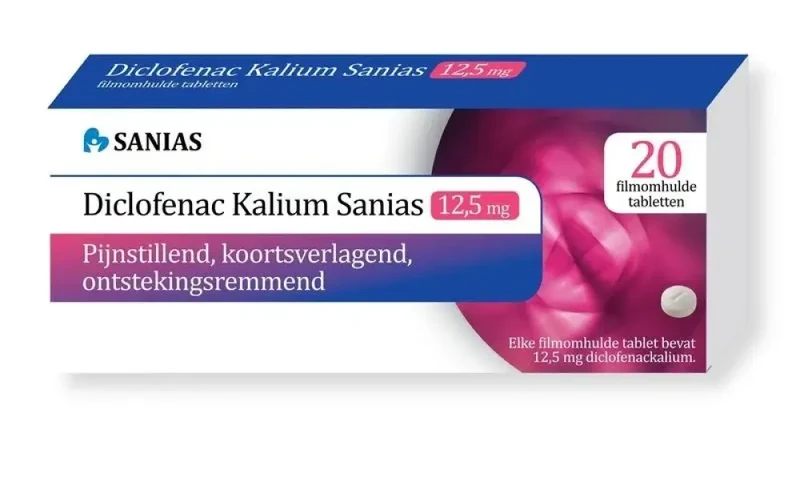 Sanias Diclofenac kalium 12.5 mg - 20 tabletten