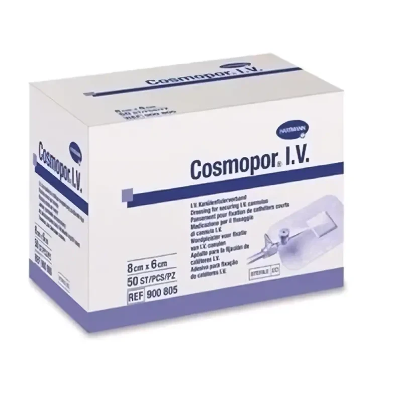 Infuuspleister Cosmopor transparant 6 x 8 cm 50 stuks