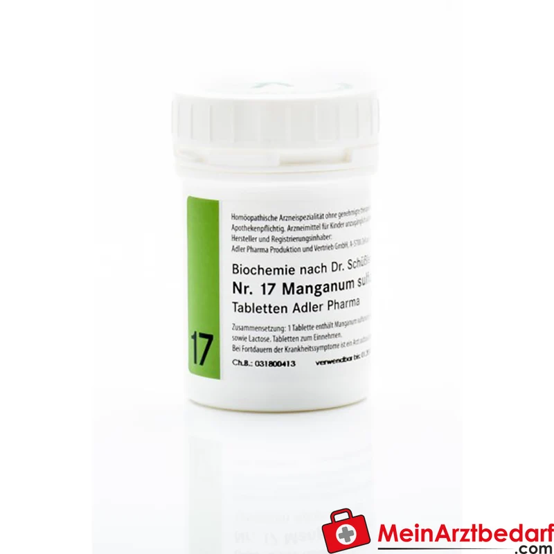 Adler Pharma Schüßler Salz Nr.17 Manganum sulfuricum D12 Tabletten 250 g