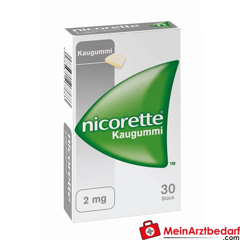 Nicorette Kaugummi 2 mg, 210 Stück, ohne Geschmack, Nikotinersatz zur Raucherentwöhnung