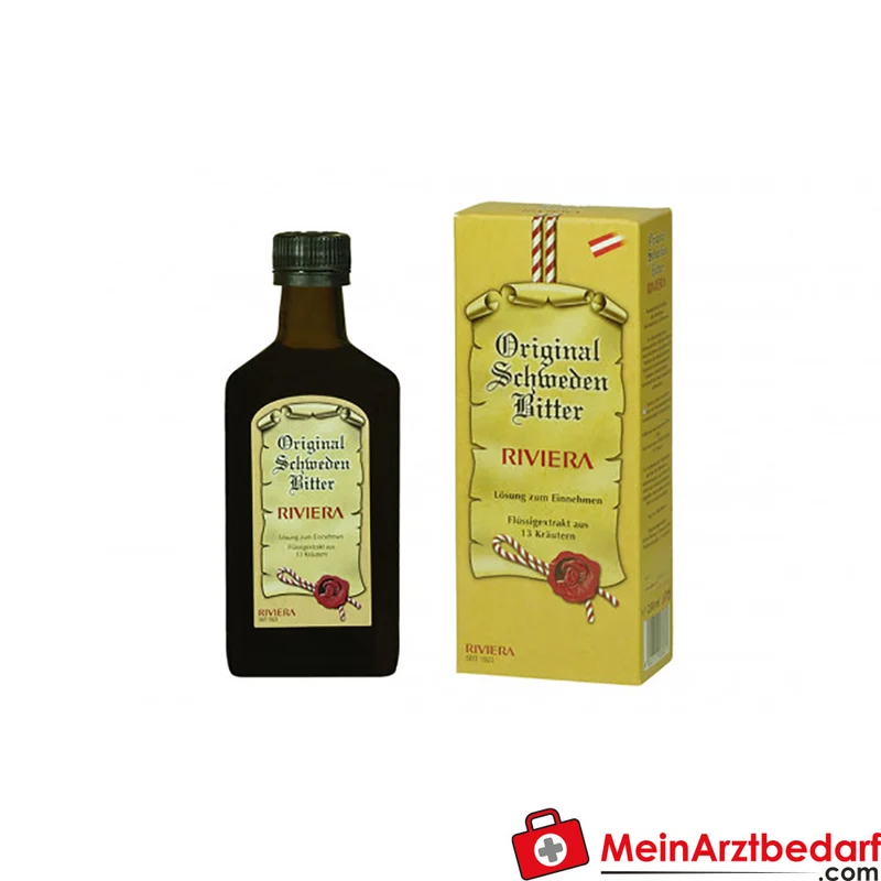 Riviera Original Schwedenbitter 1000 ml Arzneimittel bei Völlegefühl und Blähungen