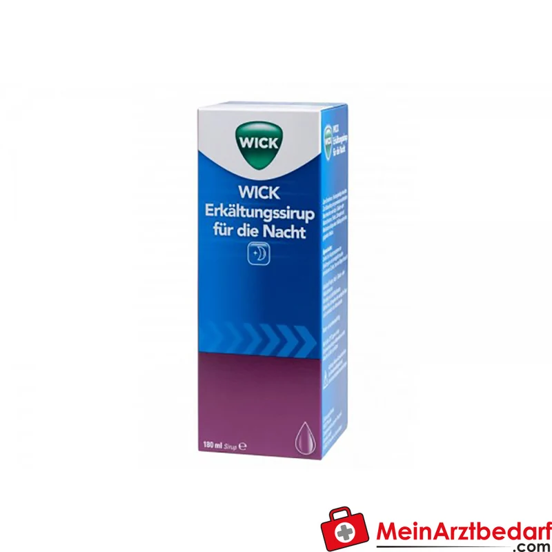 Wick Erkältungssirup Nacht 90 ml, schleimhautabschwellend und hustenstillend, analgetisch