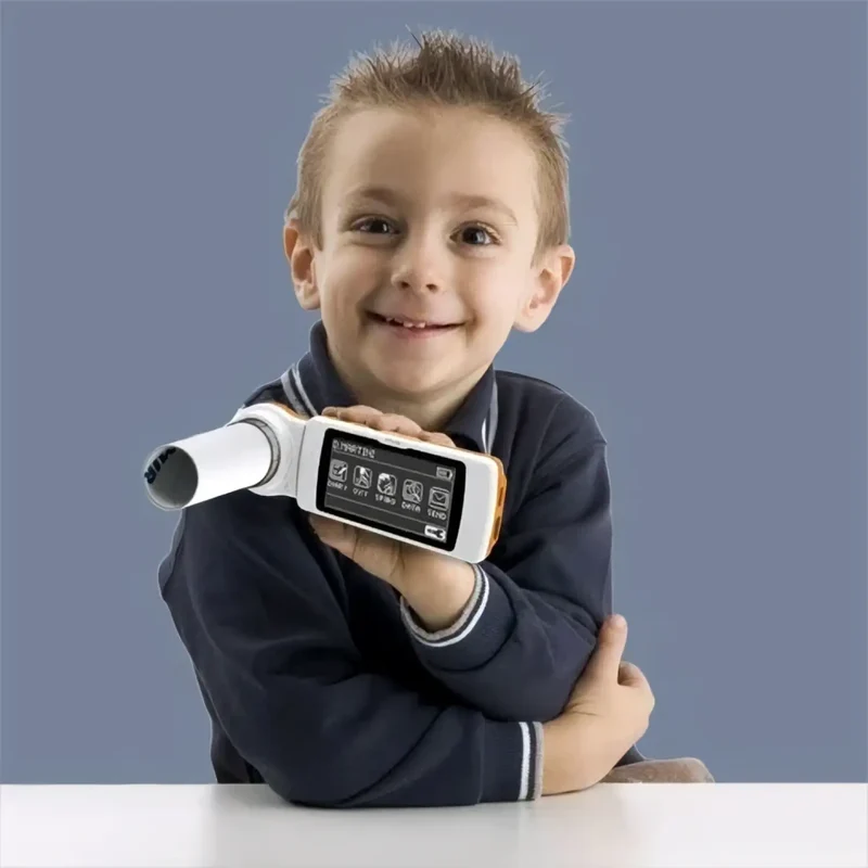 Spirodoc Spirometer met oximeter + looptest O2 + 24 uurs O2 en pols + slaapanalyse bij OSAS (slaap apnoe)
