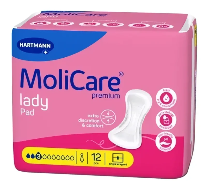 Molicare Premium Lady Pad 3 Druppels - 12 stuks