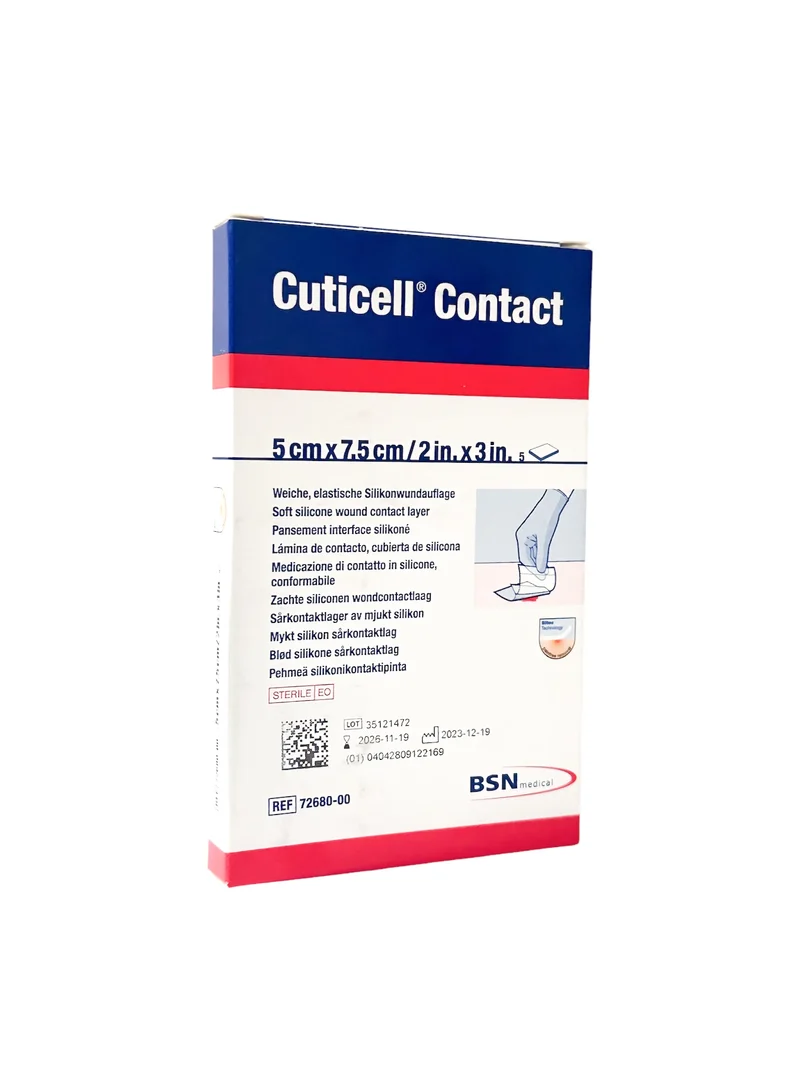 Cuticell Contact 7,5 x 5 cm 5 stuks
