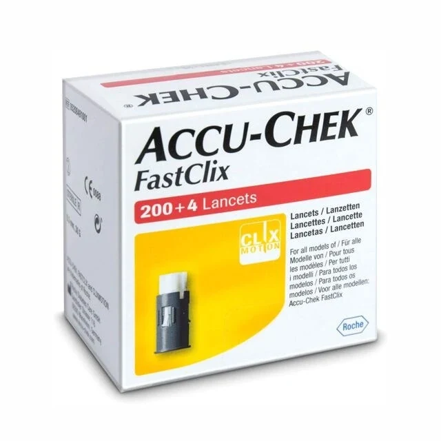 Roche Accu-Chek FastClix lancetten (204) 30 G 204 stuks