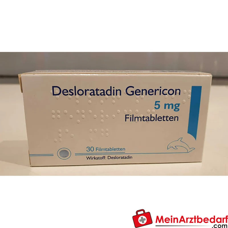 Genericon Desloratadin 5 mg Filmtabletten 10 Stück Antihistaminikum gegen Allergie