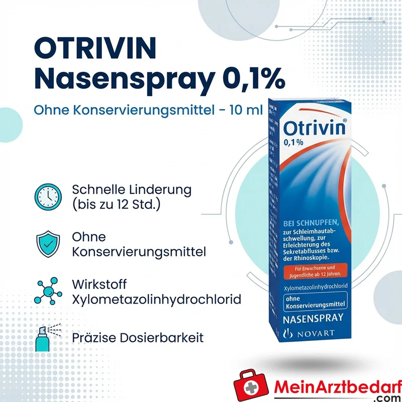 Otrivin (GSK-Gebro) Nasenspray 0,1% ohne Konservierungsmittel 10 ml
