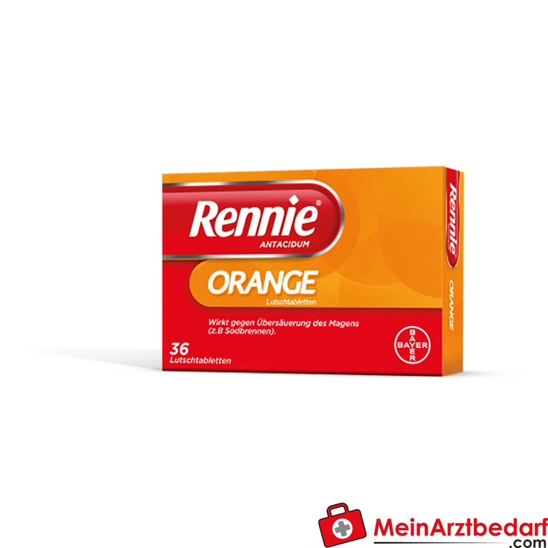 Rennie Lutschtabletten Orange 36 St. gegen Sodbrennen, rasch