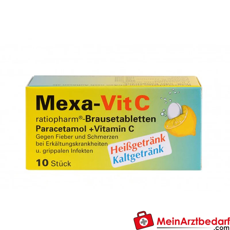 ratiopharm Mexa-Vit C Brausetabletten Paracetamol + Vitamin C 30 St