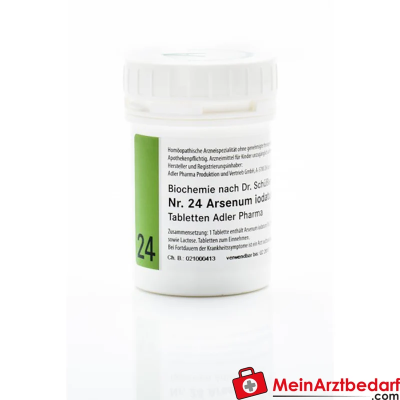 Adler Pharma Schüßler Salz Nr.24 Arsenum iodatum D12 Tabletten 250 g Hautmittel
