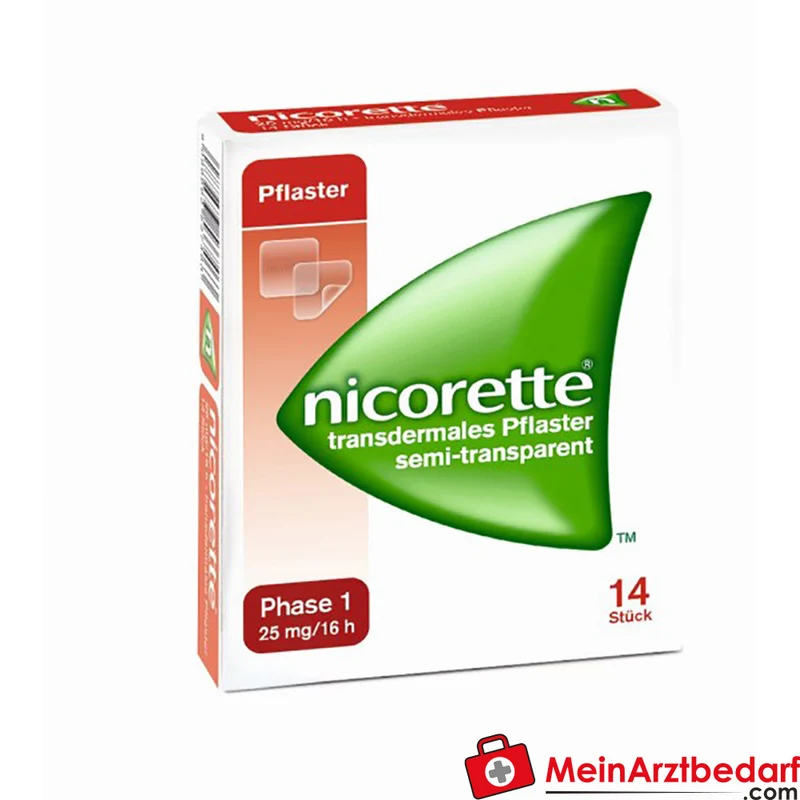 Nicorette (Johnson & Johnson) Nikotinpflaster 25 mg/16 h, 14 Stück