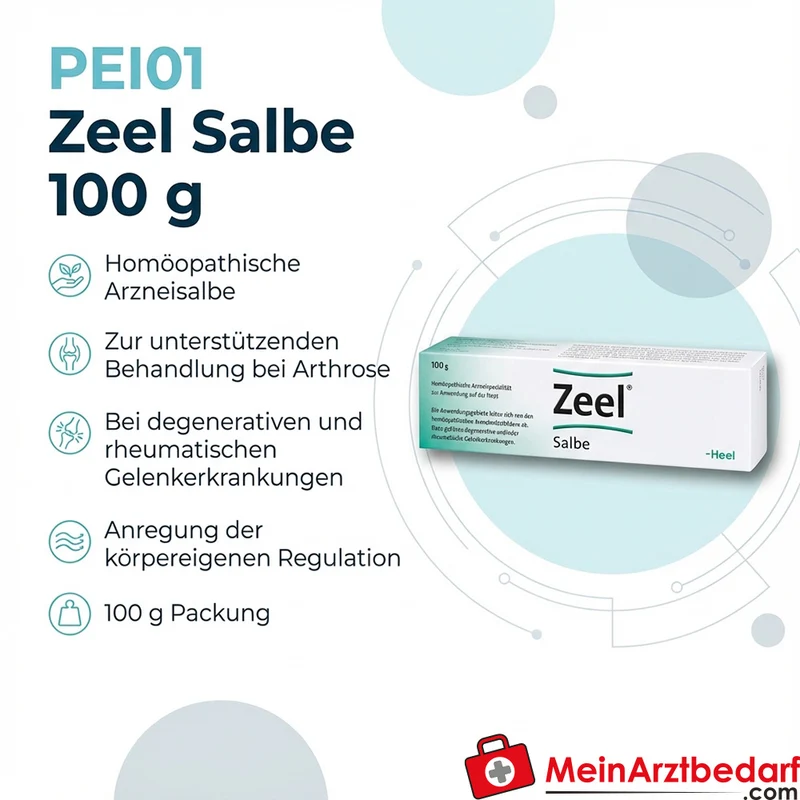 PEI01 Zeel Salbe 100 g, homöopathische Arzneisalbe bei Arthrose