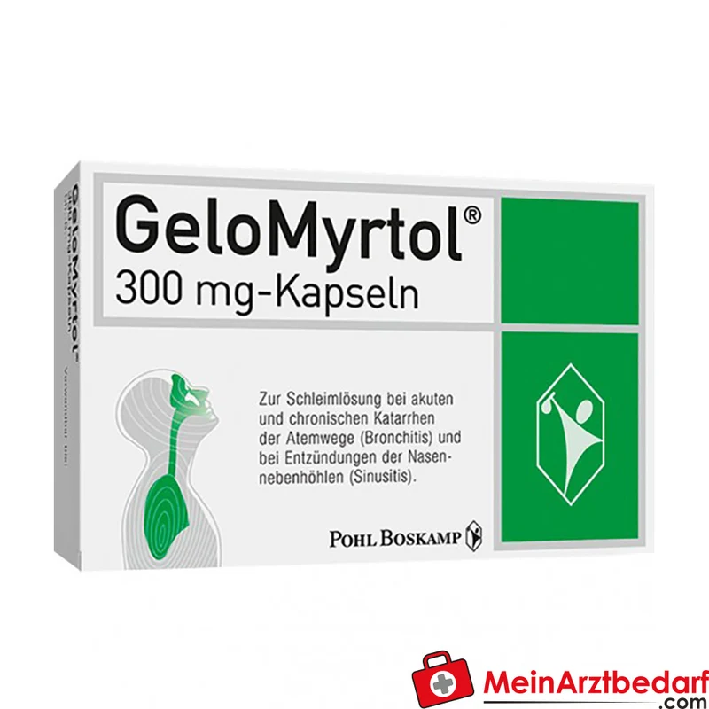 GeloMyrtol 300 mg Kapseln 20 St. – schleimlösend bei Bronchitis und Sinusitis