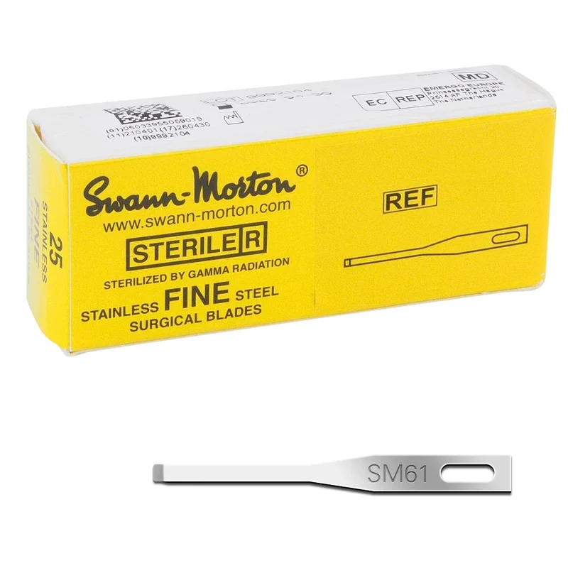 Swann Morton scalpelmesjes fijn steriel SM67 25 stuks (5907)