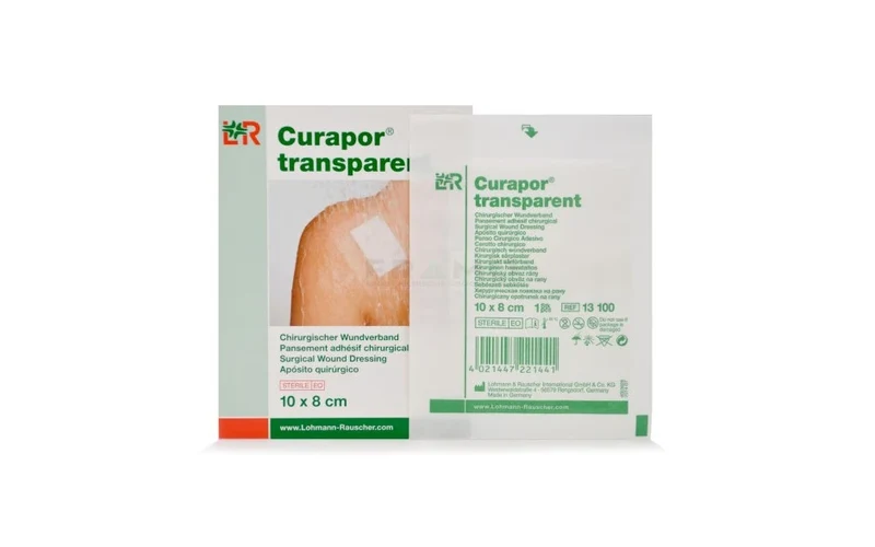 Eilandpleister Curapor - Steriel - Transparant - 10 x 8 cm - 5 stuks