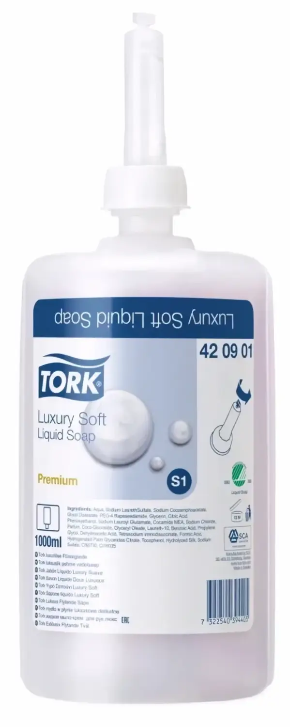Tork Premium liquid Luxery Soft 1ltr 6 stuks 420901