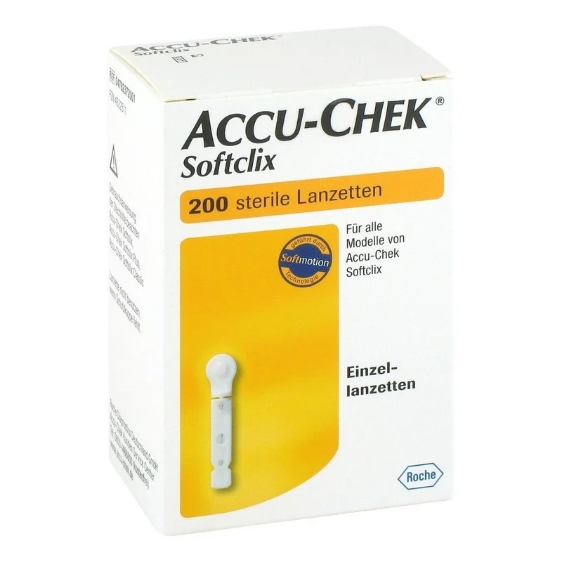 Accu Chek Softclix lancetten 28G - 200 stuks