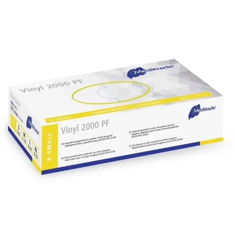 Vinyl 2000 PF Onderzoekshandschoenen - 100 stuks - Extra Small