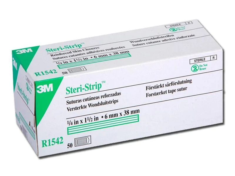 STERI-STRIP™ - Steristrip 38 MM X 6 MM - 50 X 6 strips (Groen)