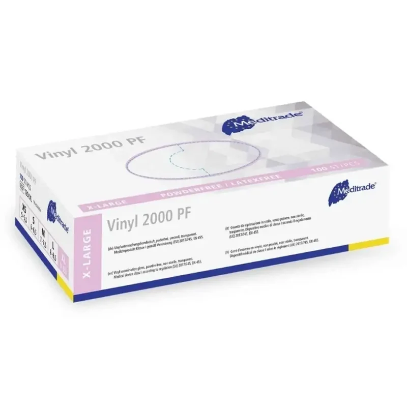 Vinyl 2000 PF Onderzoekshandschoenen - 100 stuks - Extra Large