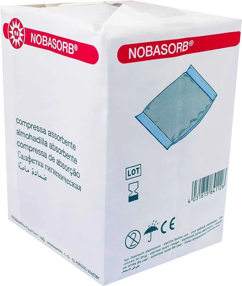 Absorberend verband Nobasorb - Niet steriel - 15 x 25 cm - 25 stuks