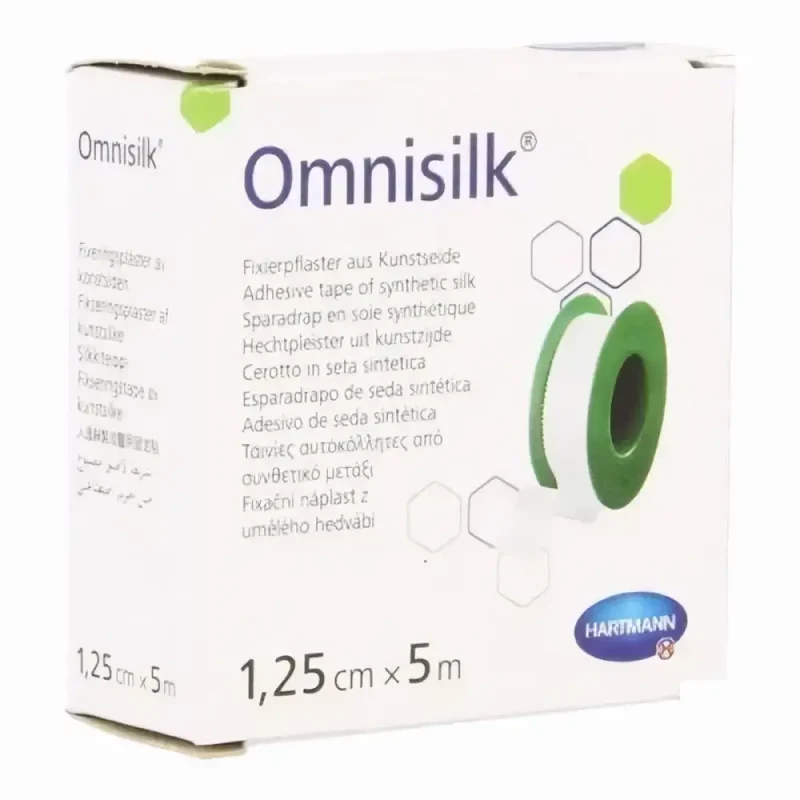 Omnisilk 1,25 cm x 5 m zonder klemring 1 stuk 900430