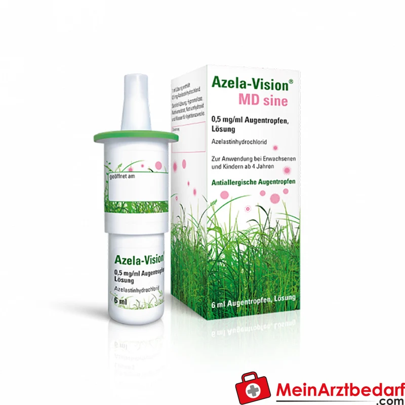 Omnivision Azela-Vision MD antiallergische Augentropfen 6 ml (Antihistaminikum)