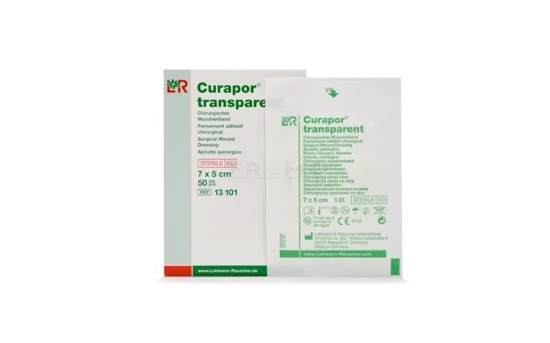 Eilandpleister Curapor - Steriel - Transparant - 7 x 5 cm - 50 stuks