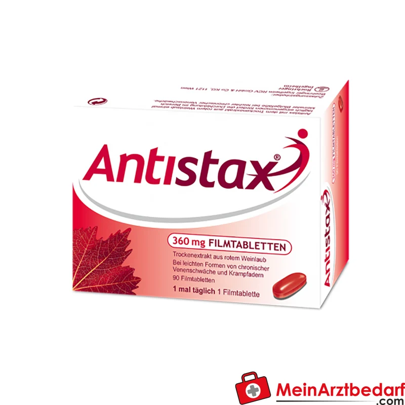 Antistax 360 mg Filmtabletten 30 St., Venenmittel mit rotem Weinlaub