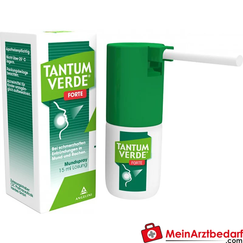 Tantum Verde forte Mundspray 15 ml, Benzydamin bei Halsschmerzen
