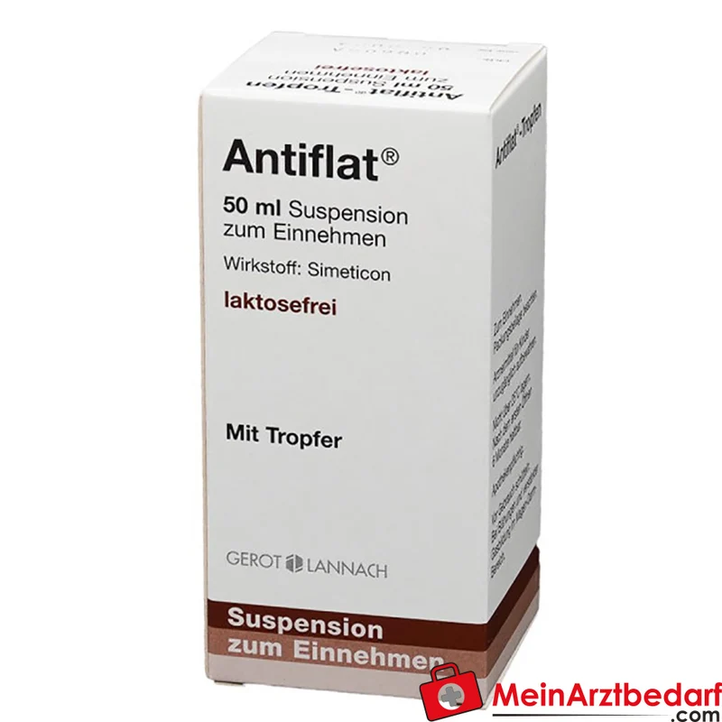 GLP02 Antiflat Tropfen 50 ml Simethicon gegen Blähungen Völlegefühl