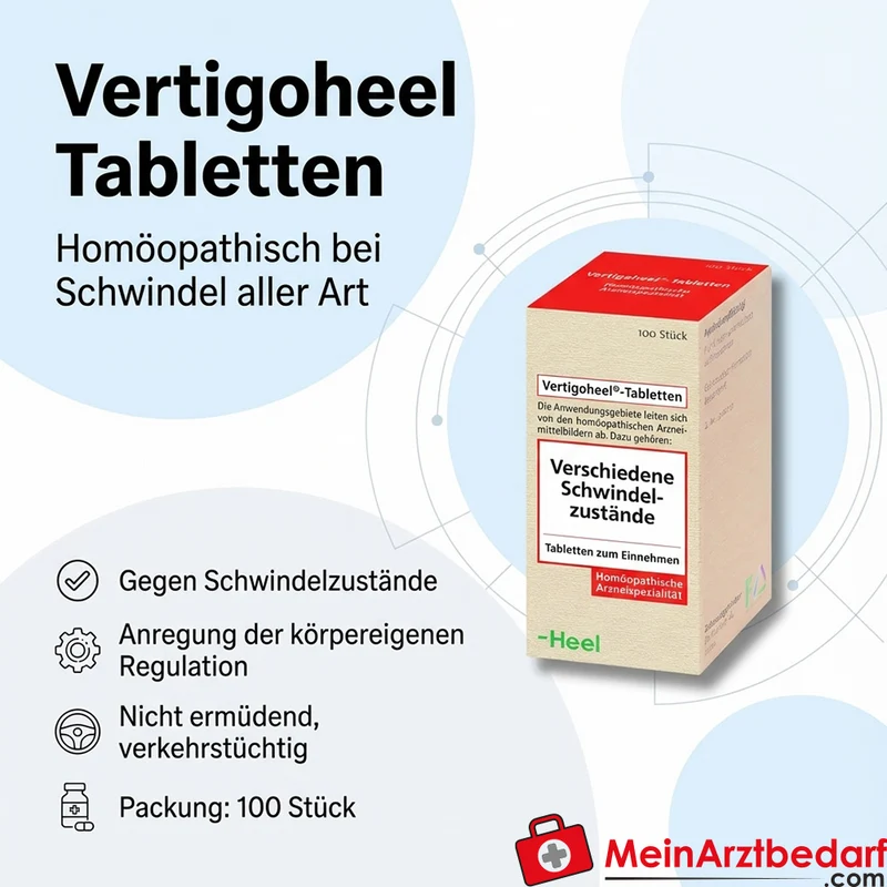 Vertigoheel Tabletten 100 Stück – homöopathisch bei Schwindel