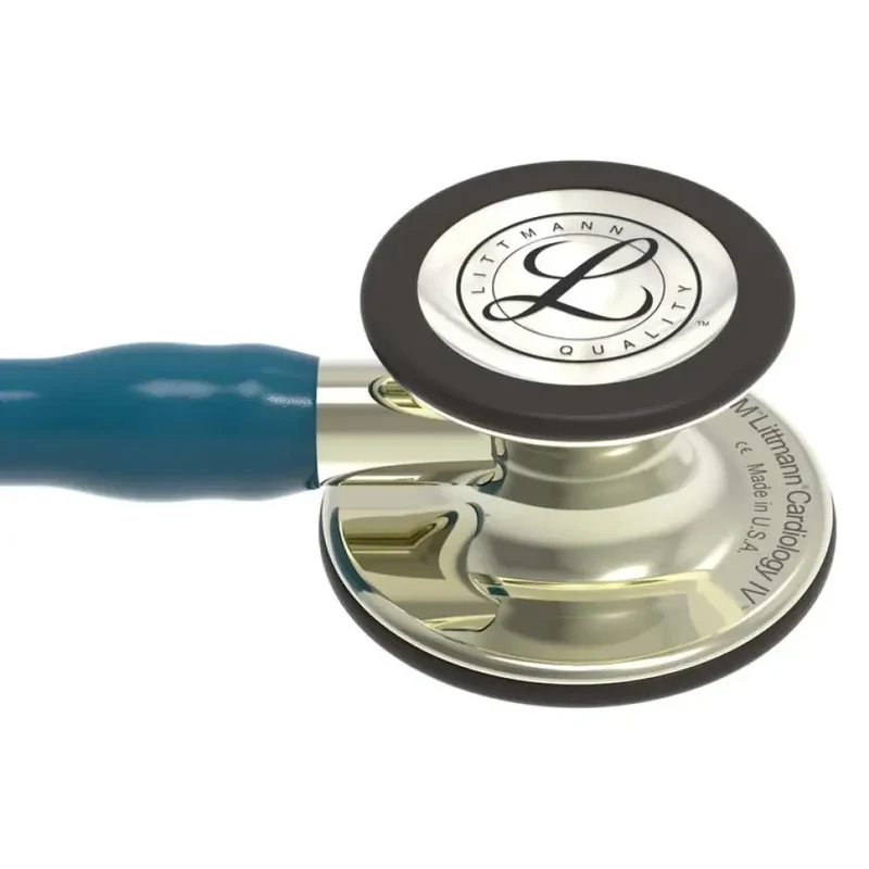 LITTMANN® "CARDIOLOGY IV" - 6190 - Caribisch Blauw - Champagne - Zwart - Champagne