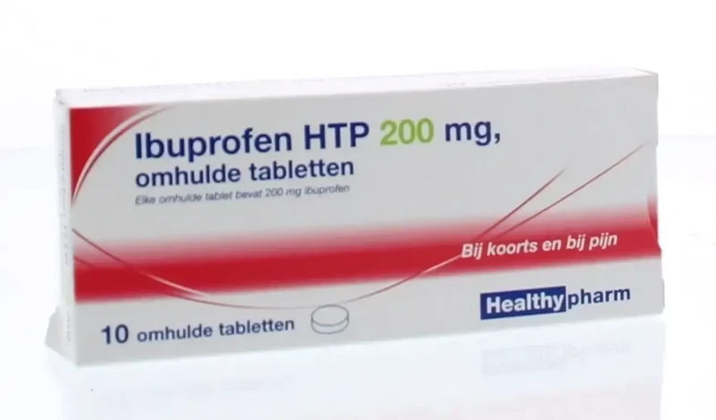 Healthypharm Ibuprofen 200 mg - 10 omhulde tabletten