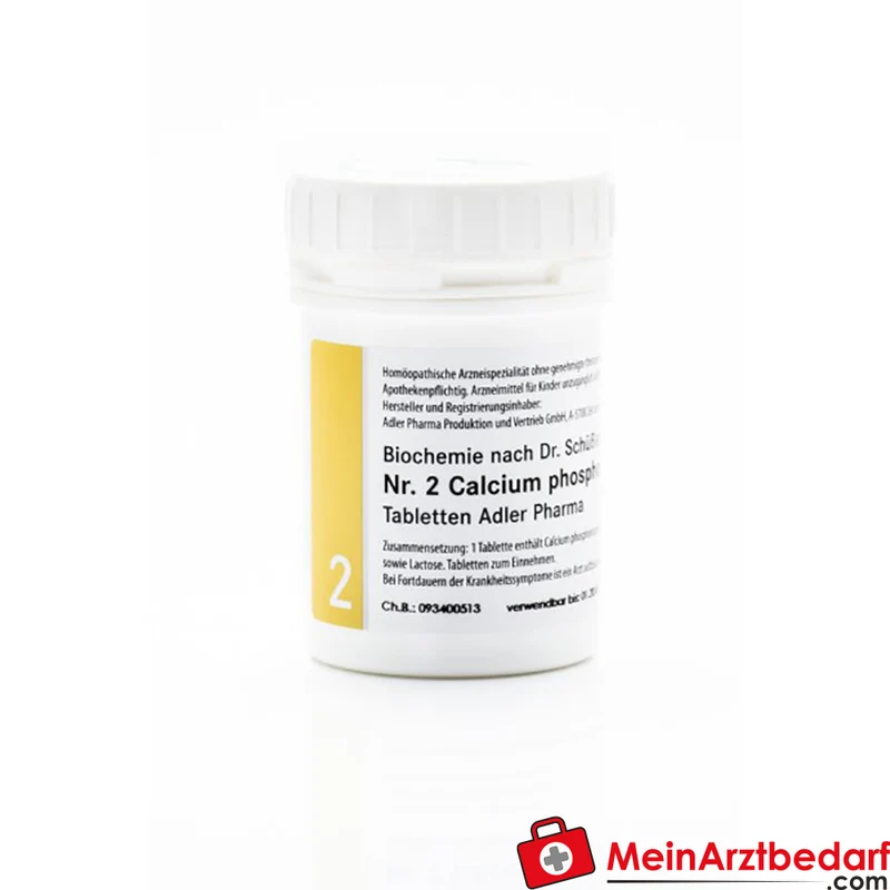 Adler Pharma Schüßler Salz Nr. 2 Calcium phosphoricum D6 Tabletten 100 g