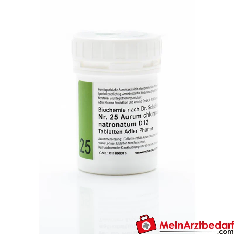 Adler Pharma Schüßler Salz Nr.25 D12 Aurum chloratum natronatum Tabletten 100g