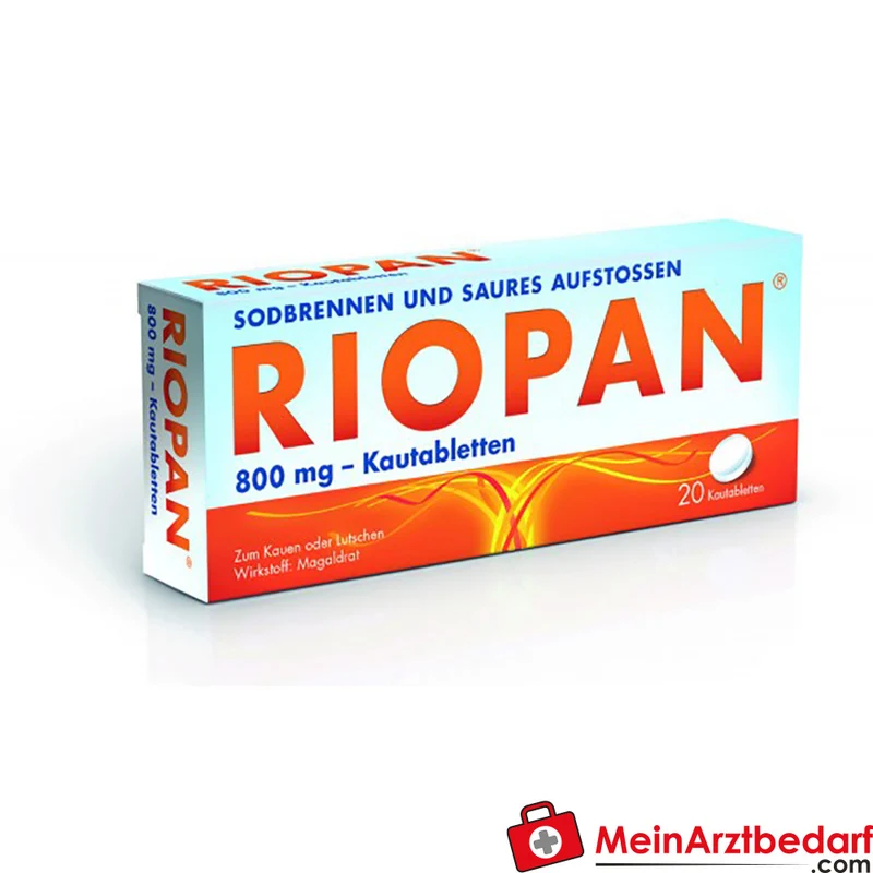 Takeda Riopan 800 mg Kautabletten 50 St. - Antazidum bei Sodbrennen