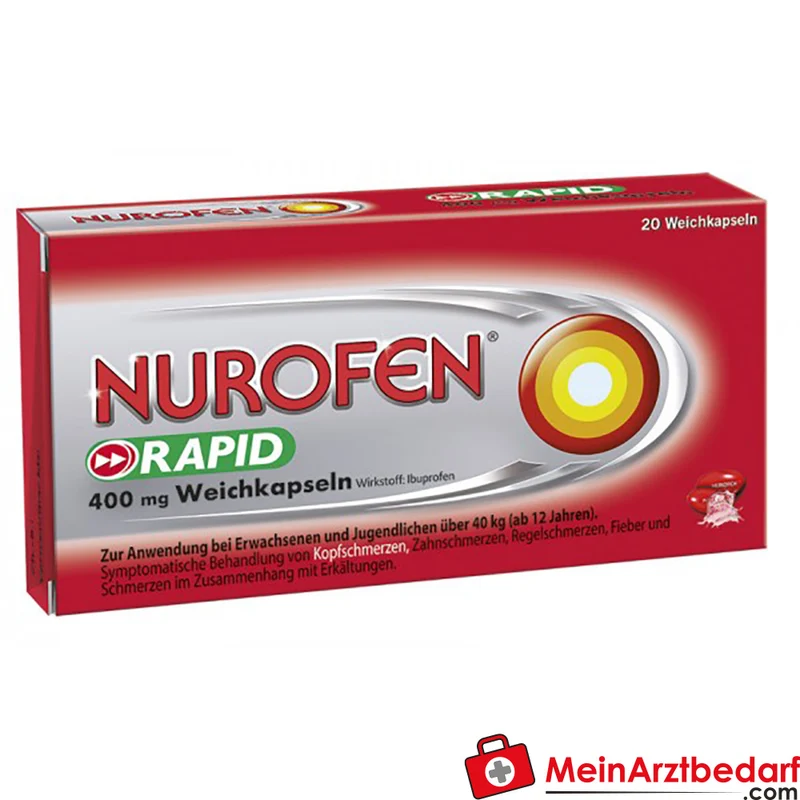 REC02 Nurofen Rapid 400 mg Weichkapseln 40 Stk Schmerzmittel
