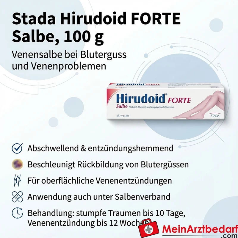 Stada Hirudoid FORTE Salbe 100 g Venensalbe bei Bluterguss