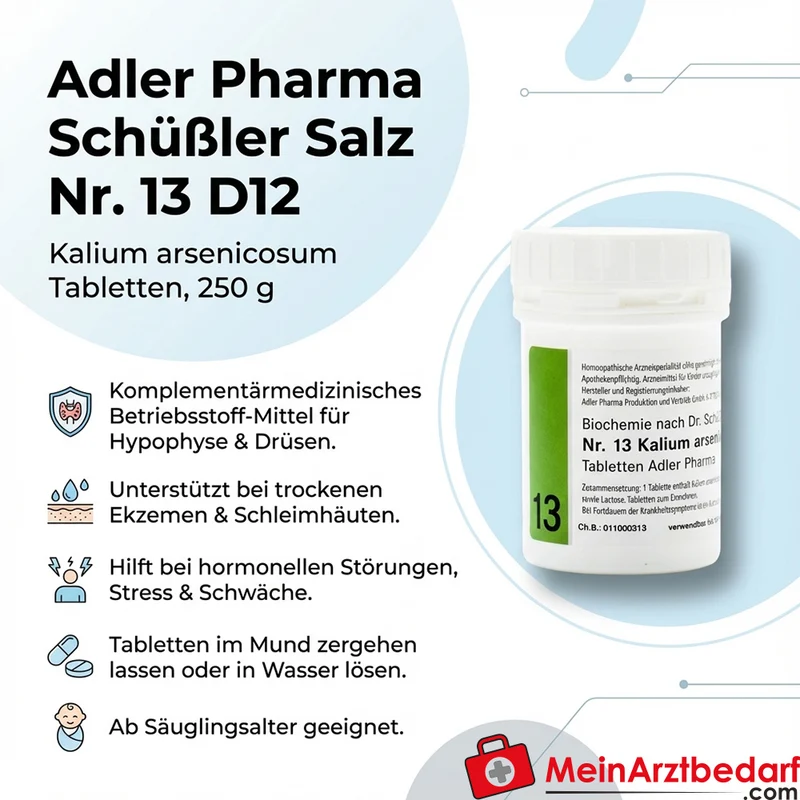 Adler Pharma Schüßler Salz Nr.13 D12 Tabletten 250 g