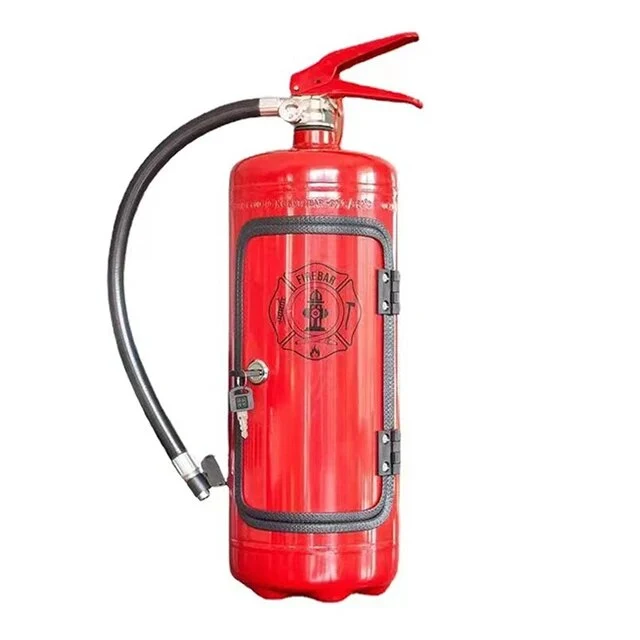 Versteckter Flaschenhalter in Form eines Feuerlöschers – BlazeVault
