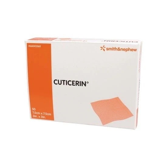 Cuticerin 7,5 x 7,5 cm 50 zalfgazen