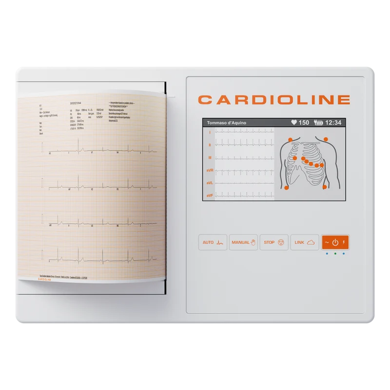 Cardioline 200L - 7 inch touch screen 3-6-12 kanaals ECG + Glasgow interpretatie