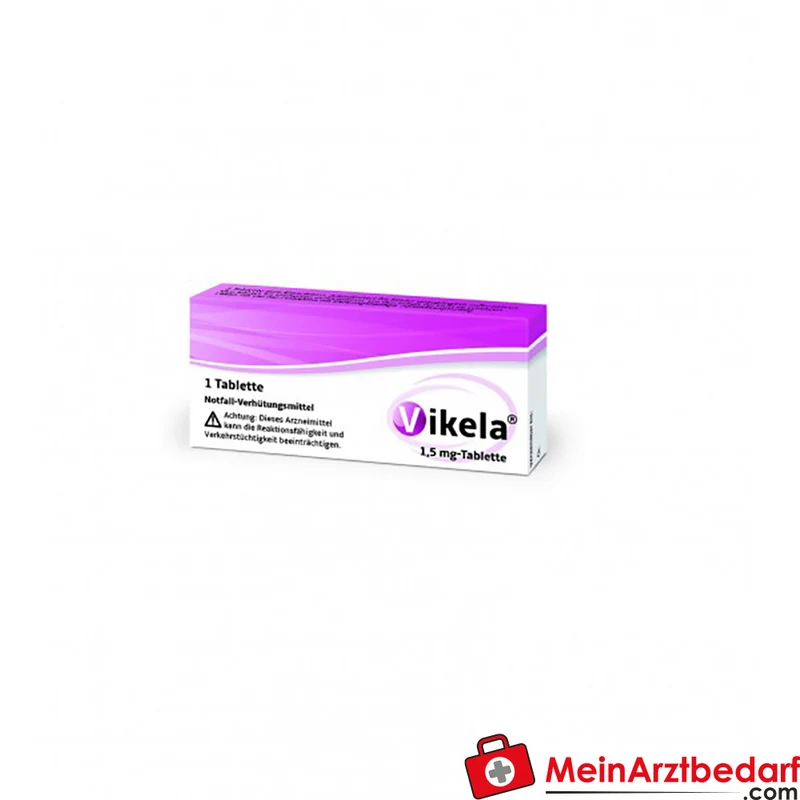 Vikela Notfall-Tablette 1,5 mg Levonorgestrel 1 Stück