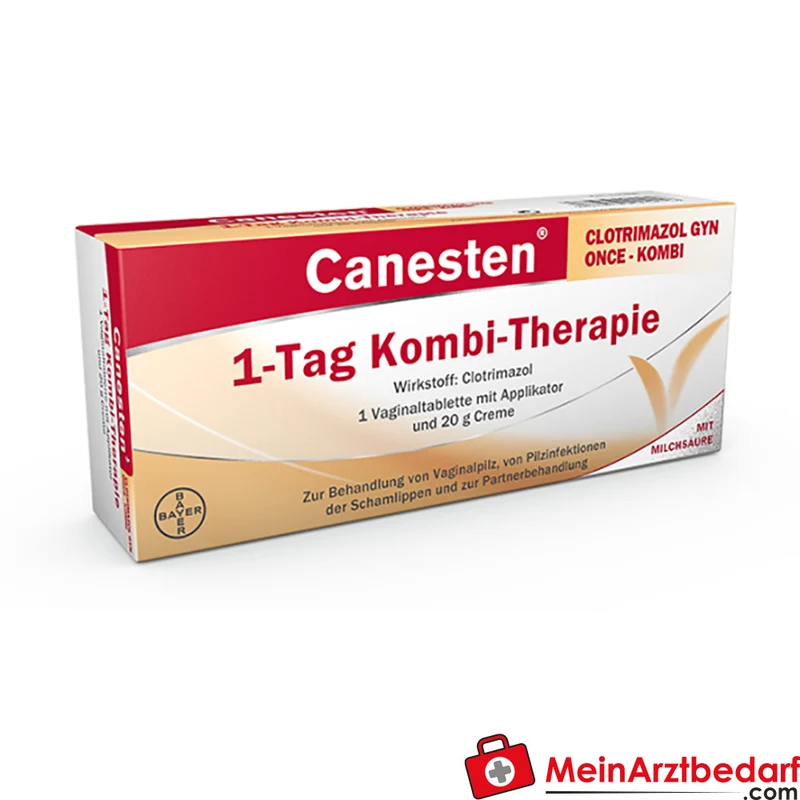 Canesten Clotrimazol Kombi 500 mg Vaginaltablette + Creme rezeptfrei