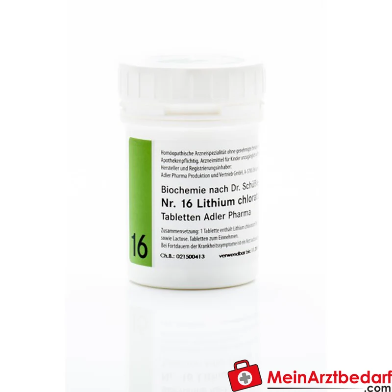 Adler Pharma Schüßler Salz Nr.16 Lithium chloratum D12 Tabletten 100g