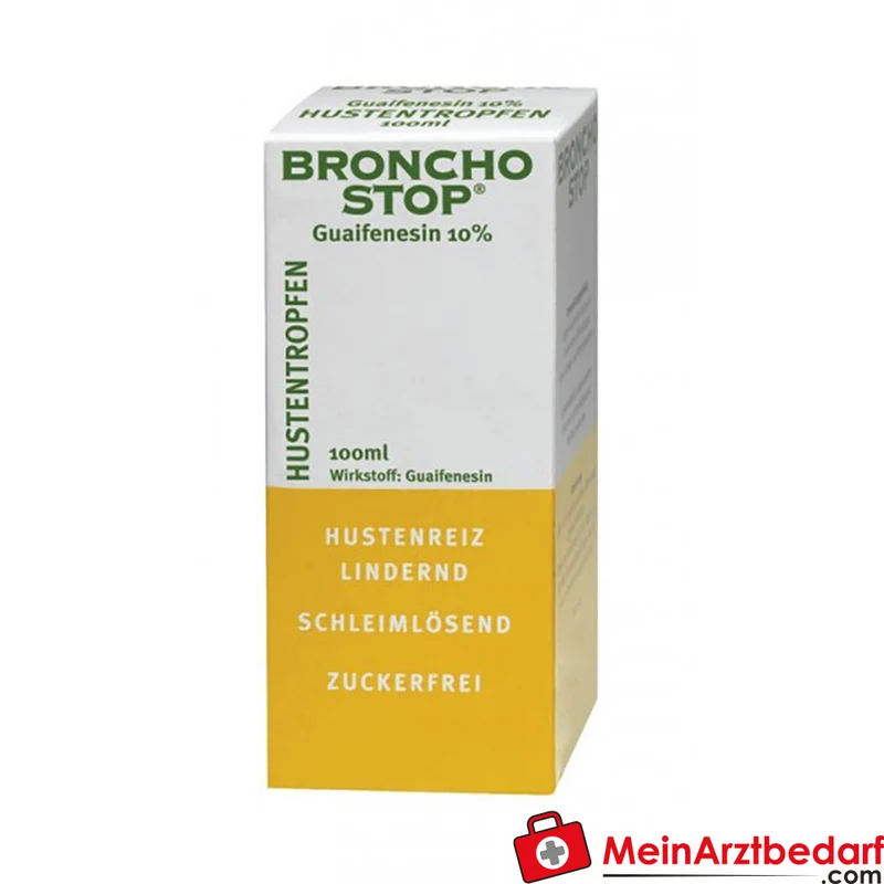 Bronchostop Guaifenesin 10% Hustentropfen 100 ml schleimlösend