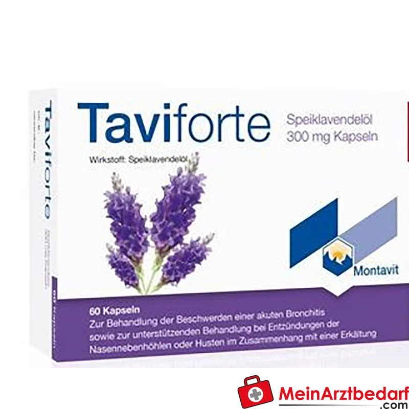 Montavit Taviforte Kapseln 300 mg 60 St. bei Bronchitis/Husten