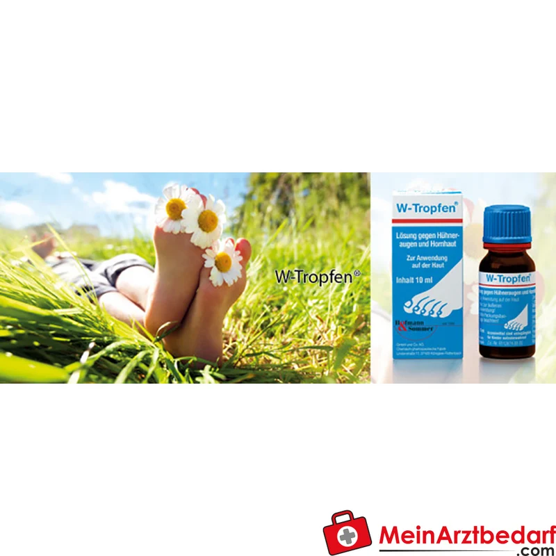 Sanova WTropfen Hühneraugen und Warzen Lösung 10 ml